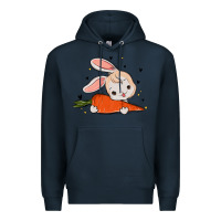 Navy so hoppin boujee easter bunny stanley Premium Hoodie - MaliasSmallBusiness