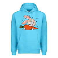 Ocean Blue so hoppin boujee easter bunny stanley Premium Hoodie - MaliasSmallBusiness