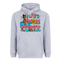 Heather Grey afro wife mom nurse Heavyweight Hoodie - AdoDesignShop