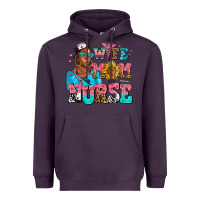 Plum afro wife mom nurse Heavyweight Hoodie - AdoDesignShop