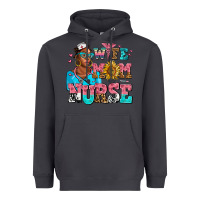 Afro Wife Mom Nurse Heavyweight Hoodie | Teevron