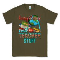 Army Green busy doing cool teacher stuff Classic Tee - texasbilliewilder