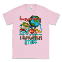 Bubblegum Pink busy doing cool teacher stuff Classic Tee - texasbilliewilder
