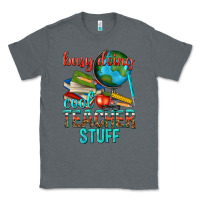 Charcoal Heather busy doing cool teacher stuff Classic Tee - texasbilliewilder