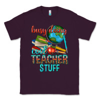 Plum busy doing cool teacher stuff Classic Tee - texasbilliewilder