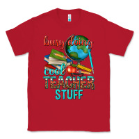 Red busy doing cool teacher stuff Classic Tee - texasbilliewilder