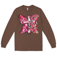 Chestnut faith cancer cross Long Sleeve Tee - Zillion Design Studio
