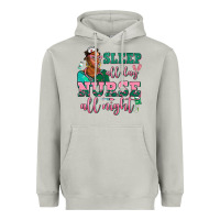 Moon Dust afro  nurse sleep all day nurse all night Heavyweight Hoodie - AdoDesignShop