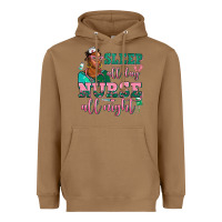 Toasted Coconut afro  nurse sleep all day nurse all night Heavyweight Hoodie - AdoDesignShop