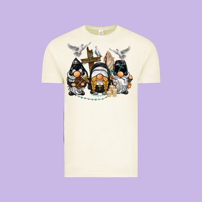 Pastor Nun Religious Gnome Vintage Tee Designed By Barkaloodesign