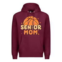 Burgundy senior mom 2024 Premium Hoodie - MaliasSmallBusiness