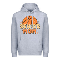 Heather Grey senior mom 2024 Premium Hoodie - MaliasSmallBusiness