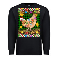 Black Christmas Chicken Premium Sweatshirt - Artiststas