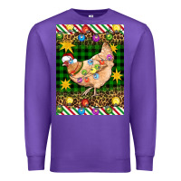 Purple Christmas Chicken Premium Sweatshirt - Artiststas