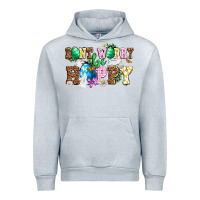 Heather Grey Don't worry be hoppy Urban Hoodie - NancyCooperArtShop
