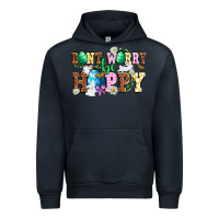 Navy Don't worry be hoppy Urban Hoodie - NancyCooperArtShop