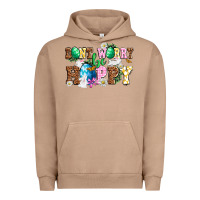 Pigment Burro Don't worry be hoppy Urban Hoodie - NancyCooperArtShop