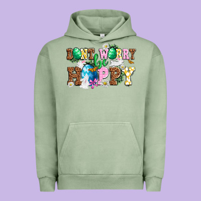 Don't Worry Be Hoppy Urban Hoodie Designed By Nancycooperartshop