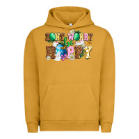 Pigment Peanut Butter Don't worry be hoppy Urban Hoodie - NancyCooperArtShop
