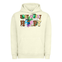 Pigment Pistachio Don't worry be hoppy Urban Hoodie - NancyCooperArtShop