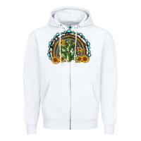 White western rainbow with cactus Zipper Hoodie - RanaPortraitStore