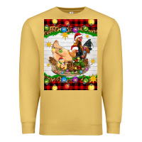 Antique Gold Christmas coop animals Premium Sweatshirt - Artiststas