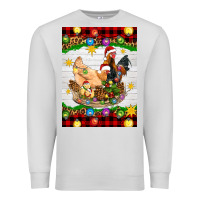 Dove Grey Christmas coop animals Premium Sweatshirt - Artiststas