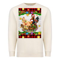 Sandshell Christmas coop animals Premium Sweatshirt - Artiststas