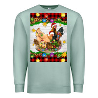 Seafoam Christmas coop animals Premium Sweatshirt - Artiststas