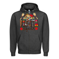 Charcoal Heather Mexico Fiesta Squad Zipper Hoodie - texasbilliewilder
