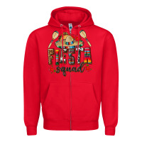 Red Mexico Fiesta Squad Zipper Hoodie - texasbilliewilder