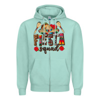 Seafoam Mexico Fiesta Squad Zipper Hoodie - texasbilliewilder