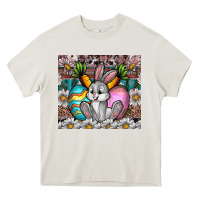 Cream easter Heavy Core Tee - CowhideDigitalArt