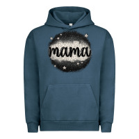 Pigment Midnight Navy leopard mama Urban Hoodie - MaliasSmallBusiness