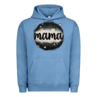 Pigment Pebble Blue leopard mama Urban Hoodie - MaliasSmallBusiness