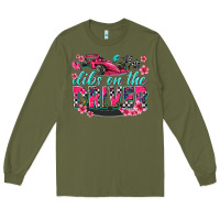 Army Green dibs on the driver Long Sleeve Tee - texasbilliewilder