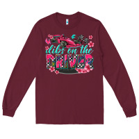 Burgundy dibs on the driver Long Sleeve Tee - texasbilliewilder