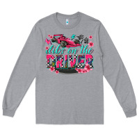 Heather Grey dibs on the driver Long Sleeve Tee - texasbilliewilder