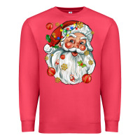 Cardinal santa with little christmas Premium Sweatshirt - AdoDesignShop