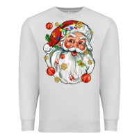 Dove Grey santa with little christmas Premium Sweatshirt - AdoDesignShop