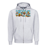 Heather Grey i could go for some coffee Zipper Hoodie - Zillion Design Studio