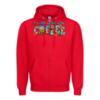 Red i could go for some coffee Zipper Hoodie - Zillion Design Studio