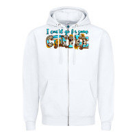 White i could go for some coffee Zipper Hoodie - Zillion Design Studio
