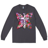 Smoke faith butterfly cross Long Sleeve Tee - Zillion Design Studio