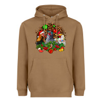 Toasted Coconut Christmas party and chickens Heavyweight Hoodie - AdoDesignShop