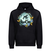 Black just breathe Urban Hoodie - MaliasSmallBusiness