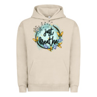 Pigment French Oak just breathe Urban Hoodie - MaliasSmallBusiness