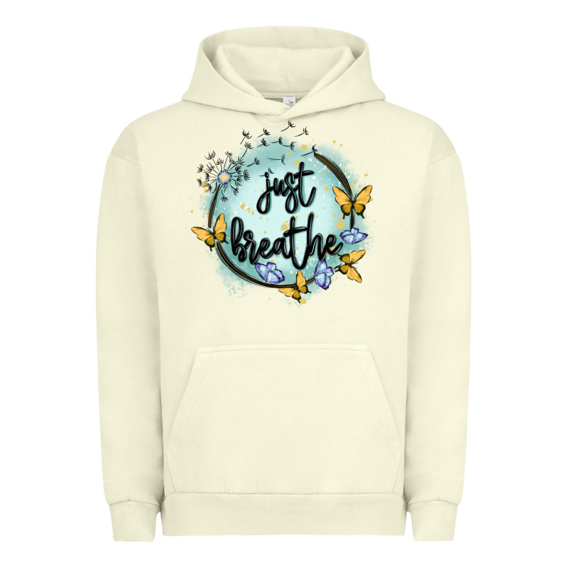 Just Breathe Urban Hoodie by MaliasSmallBusiness | Teevron