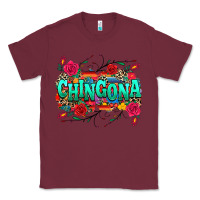 Burgundy chingona Classic Tee - texasbilliewilder