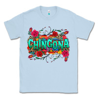 Dusty Blue chingona Classic Tee - texasbilliewilder